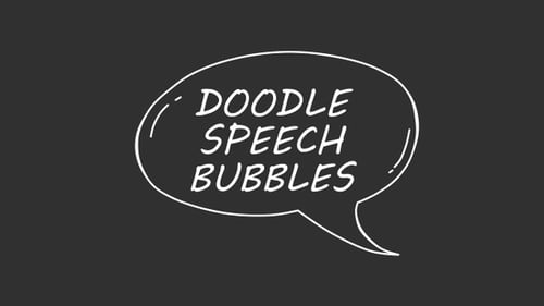Animated Doodle Speech Bubbles Pack