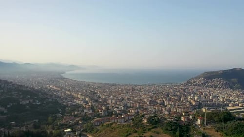 Día de Alanya con vista desde Zumbido