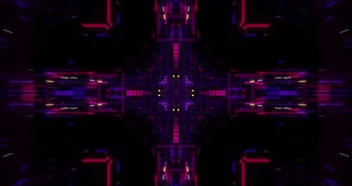 Abstract hologram 3D Big Data Digital City with futuristic matrix.