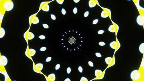 Pulsation des rayons de rayons lumineux disco