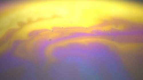 Mixture Of Liquid Paints Blending