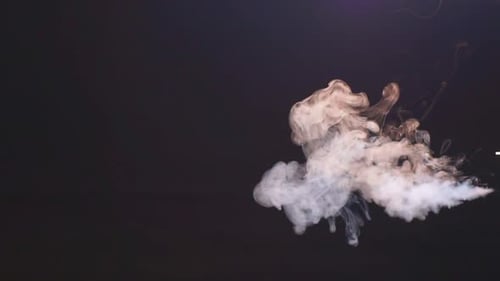 Farbige abstrakte Rauchexplosions-Animation aus Acryl