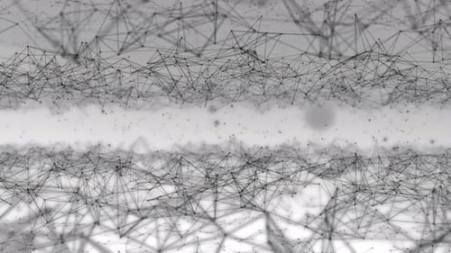 Moving Abstract Plexus Network Tunnel Background Animation