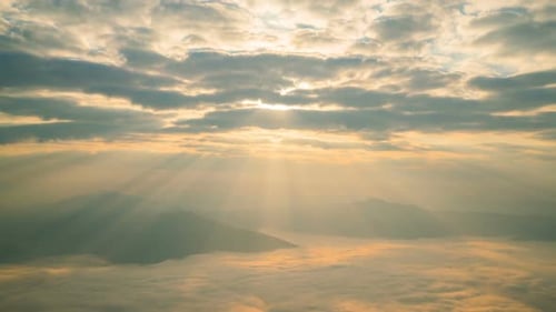 Lever du soleil le matin