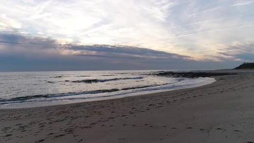 Sea Waves Evening