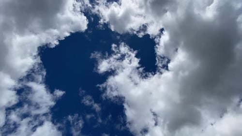 Clouds And Cristal Sky Timelapse