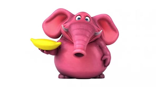 Lustiger Elefant - 3D-Animation