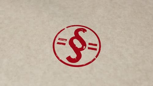 Justice Paragraph Sign Stamped on Paper