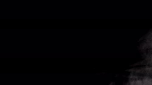 Dust Particles Rising and Falling on Black Background