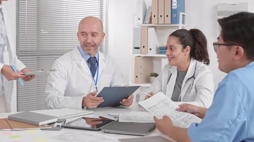 Medical Professionals Teamwork at the Hospital