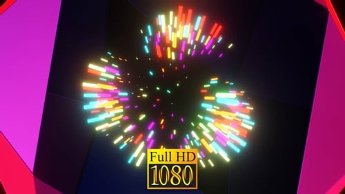 Vj Loop Music Neon-Hintergrund HD