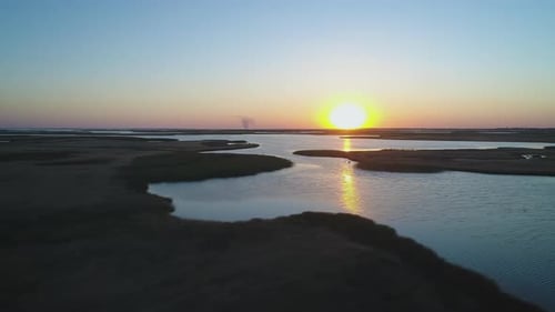 Unusual Islands on a Beautiful Lake