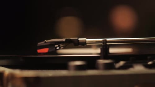 Vinyl Record Closeup