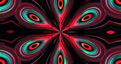 Geschlungenes Kaleidoskop Abstrakt Symmetrisch Der Geometrischen Nahtlosen Musterform