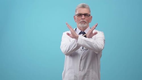 Doctor Crosses Arms to Say No