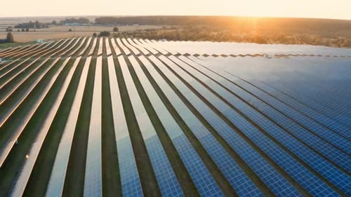 Solar Sun Station Energy Power Plant Field Industry Nature