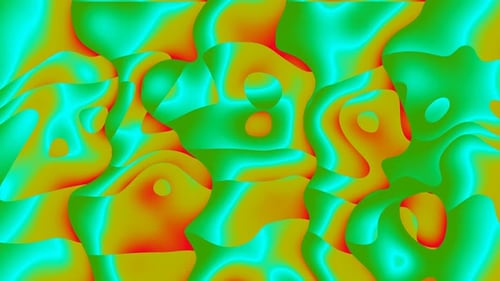 Abstract Fluid Organic Waves Motion Background