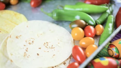 Ingredients for Mexican Street Tacos Displayed