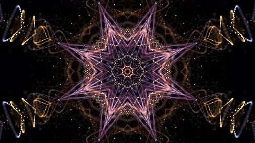 Futuristic Kaleidoscope Technology Background