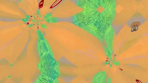 Dynamic Abstract Fluid Kaleidoscope Motion Background