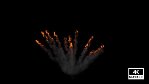 Realistic Fire and Smoke Explosion Visual Effect