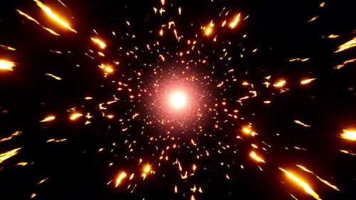 Red Sparks Particles