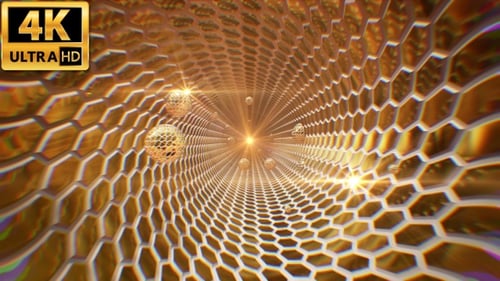 Shining Gold Tunnel 4k