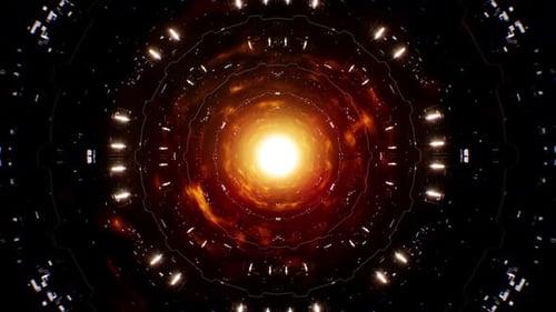 Sci-Fi Space Wormhole 4K Loop