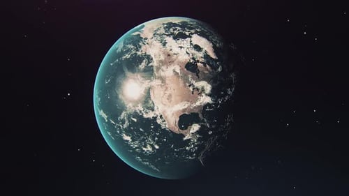 Denver city USA Cinematic Full Earth Zoom 4K