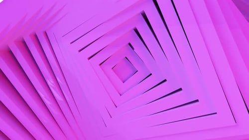 Abstract Purple Squares Pattern with Offset Effect