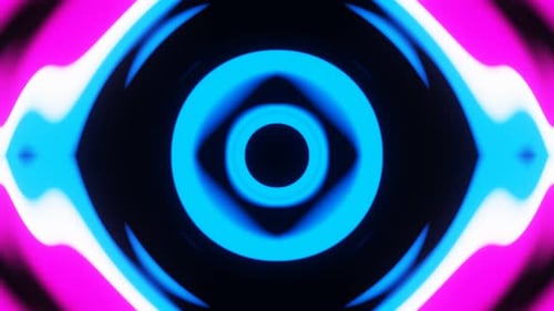 Un fondo abstracto multicolor de círculos brillantes