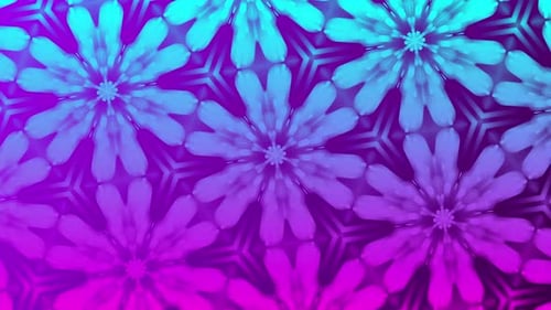 Abstract Fluid Kaleidoscope Pattern with Gradient Colors