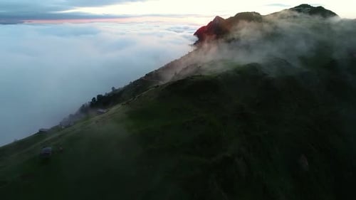 foggy mountains