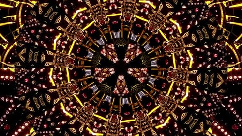 Luxury Gold Ornament Kaleidoscope