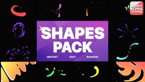 Paket mit flüssigen Formen | Bewegte Grafiken