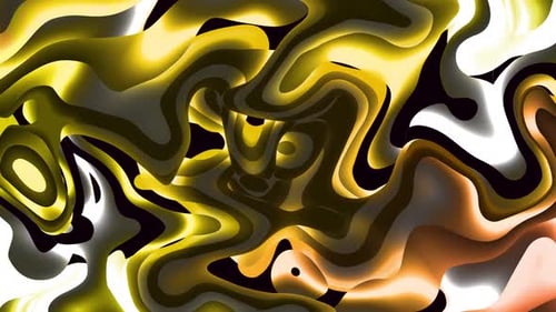 Abstract Gradient Texture Motion And Liquid Background Yellow White Colorful Animation
