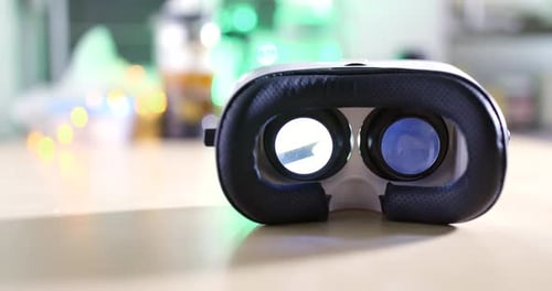 Virtual reality playing video inside the device