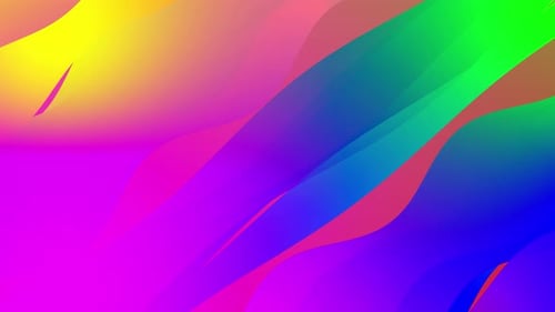 Vibrant Fluid Gradient Waves Animated Background