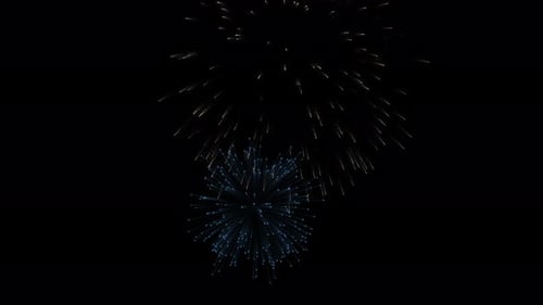 Vibrant Fireworks Explosions for Celebratory Events