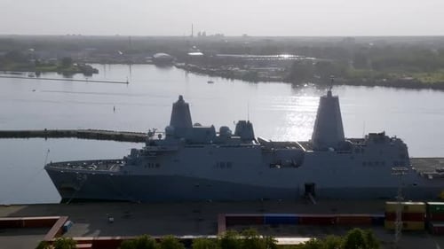 Combat Ships of NATO Countries in the Port of Riga