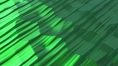 Abstract background with green lines