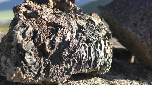 Solidified Lava Rock