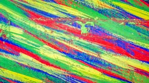 Bright Varied Art Background of Colored Lines of Brush Strokes