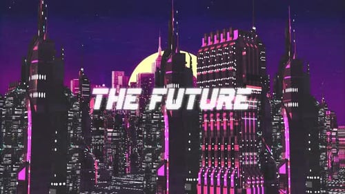Rétro Cyber City Contexte Le Futur