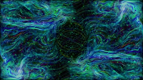 Abstract Fluid Energy Swirl Loop Background