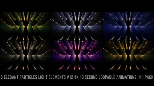 Abstract Particle Tunnel Loop Background Animation