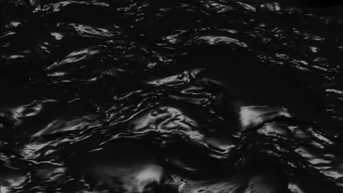 Gently Flowing Dark Oil or Water Motion Background Animation