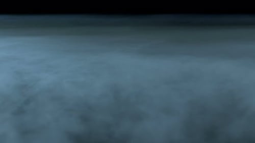 Abstract Motion Background of Blue Fog and Mist