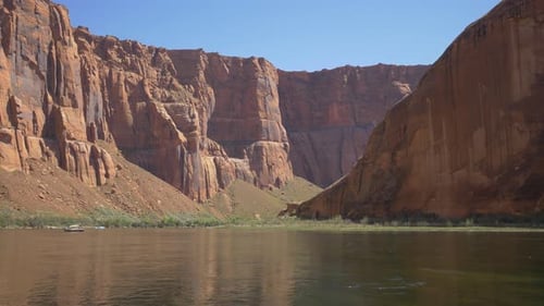 Erodierte Klippen entlang des Colorado River
