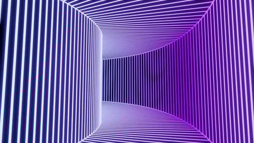 Beautiful Blue Tunnel